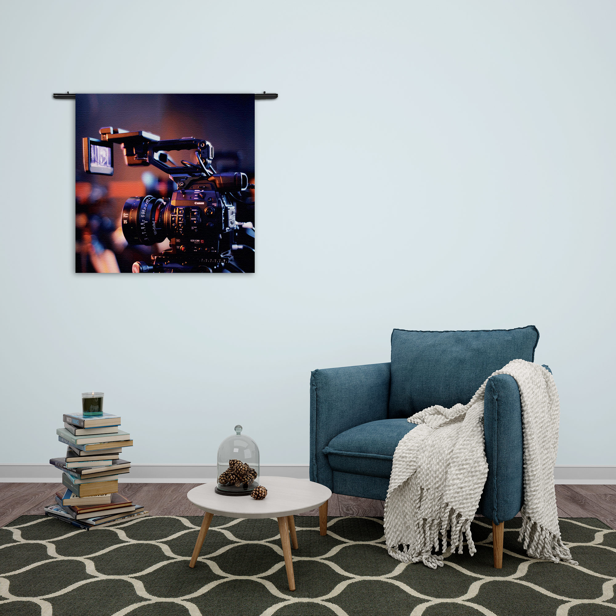 Wandkleed De Camera Rechthoek Vierkant Template Vierkant Rond Overig 01 2