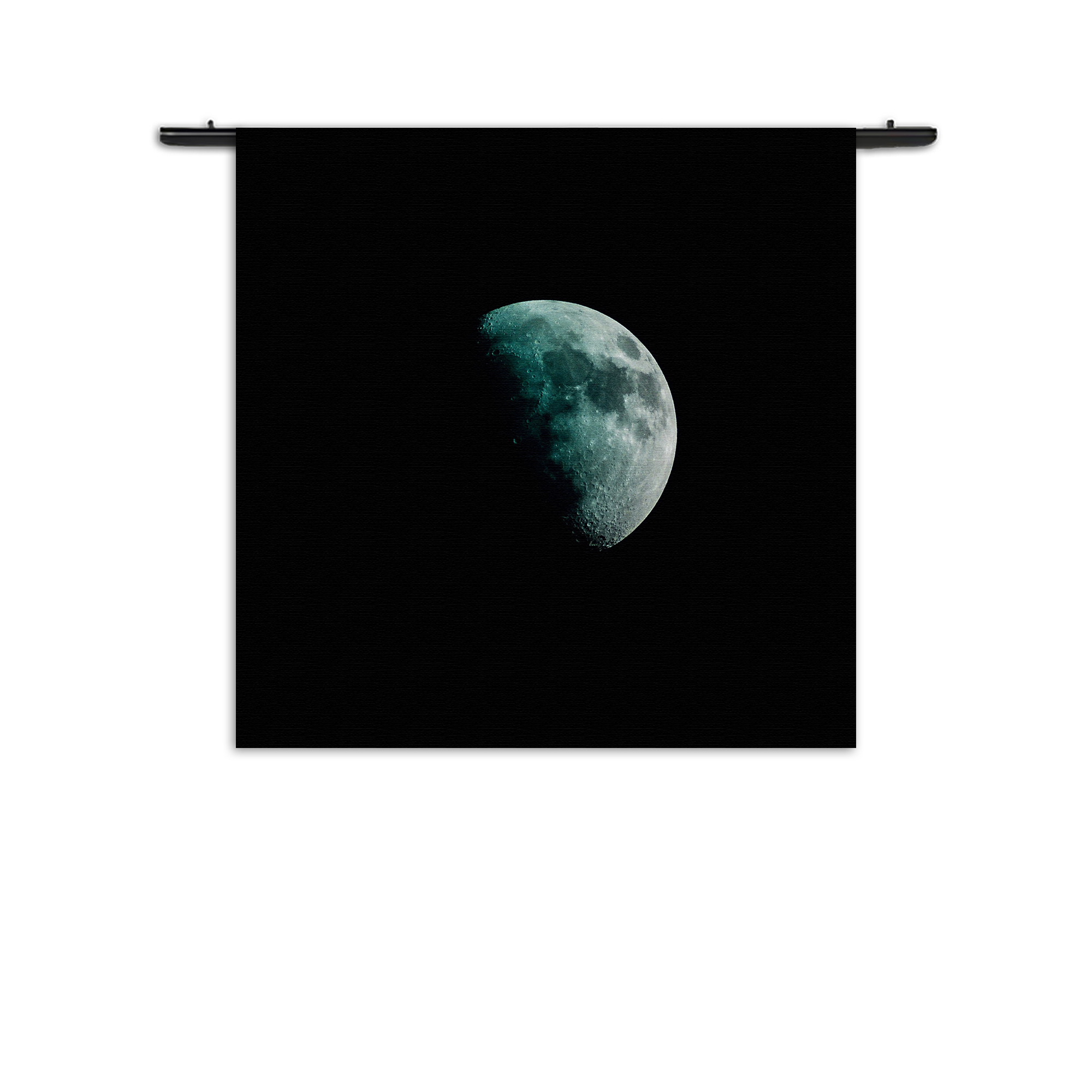 Wandkleed To The Moon Rechthoek Vierkant