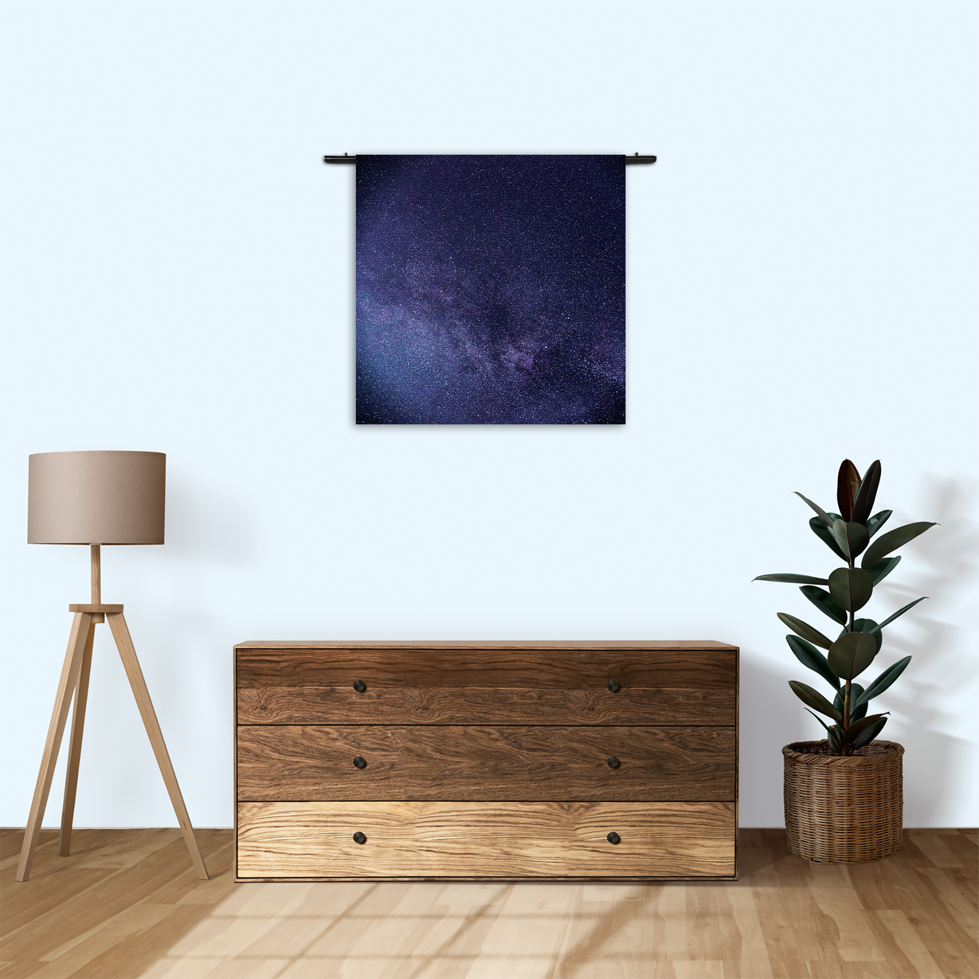 Wandkleed Het sterrenstelsel Rechthoek Vierkant Template Vierkant Rond Ruimtevaart 9 3