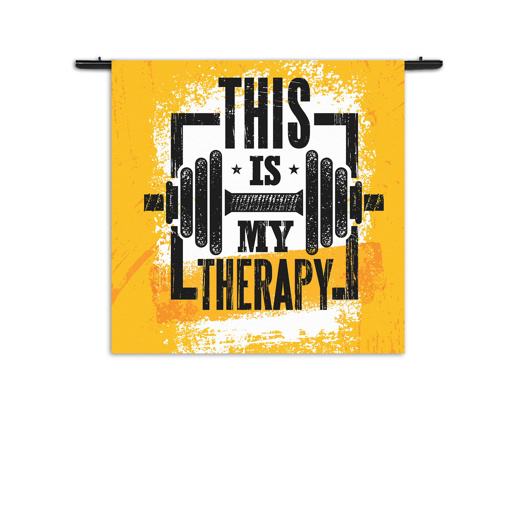 Wandkleed This Is My Therapy Rechthoek Vierkant