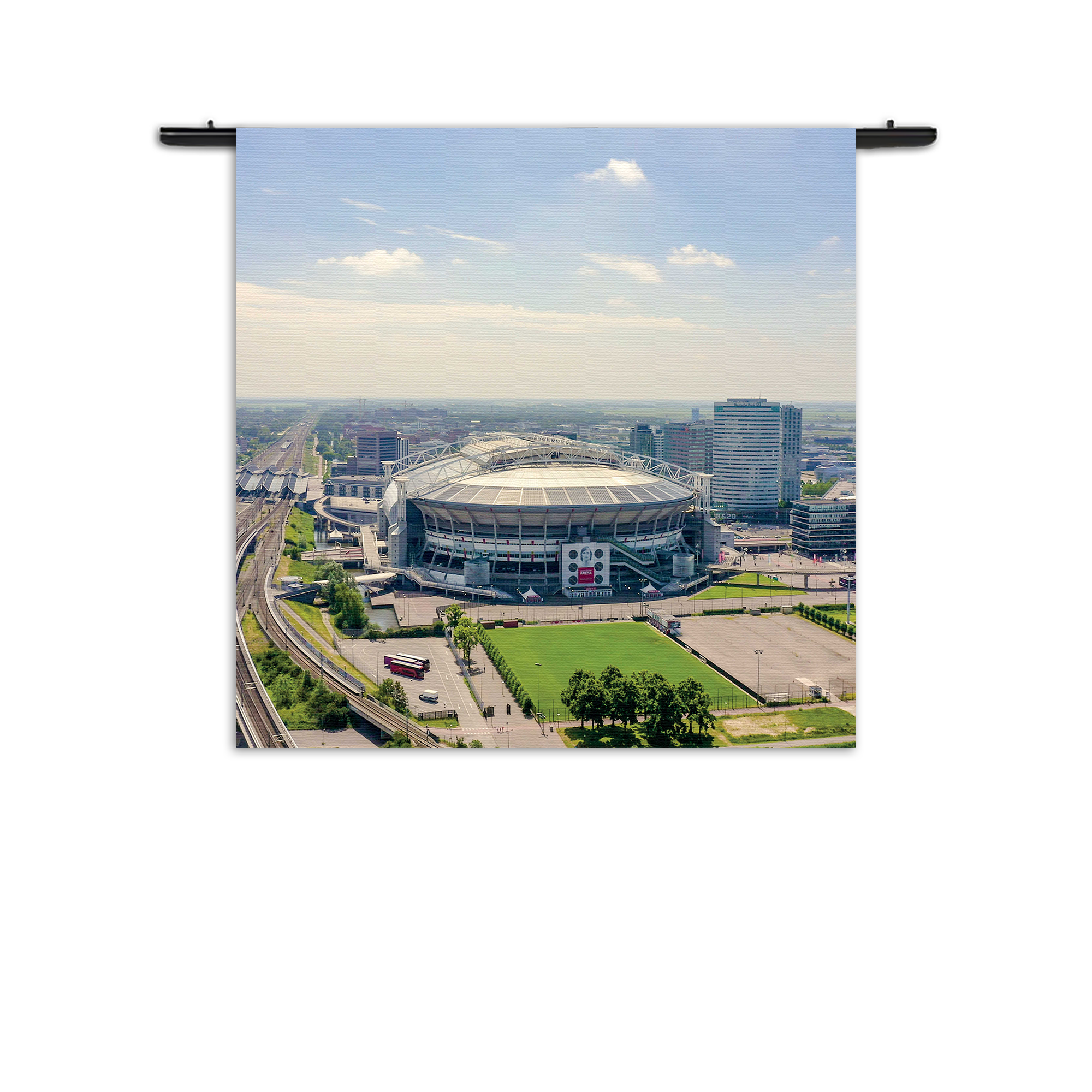 Wandkleed Johan Cruijf Arena Rechthoek Vierkant