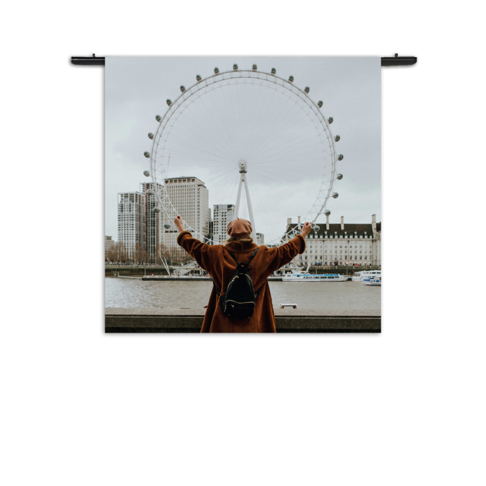 Wandkleed London Eye Rechthoek Vierkant