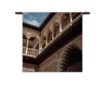 Wandkleed Koninklijk Paleis van Sevilla Rechthoek Vierkant