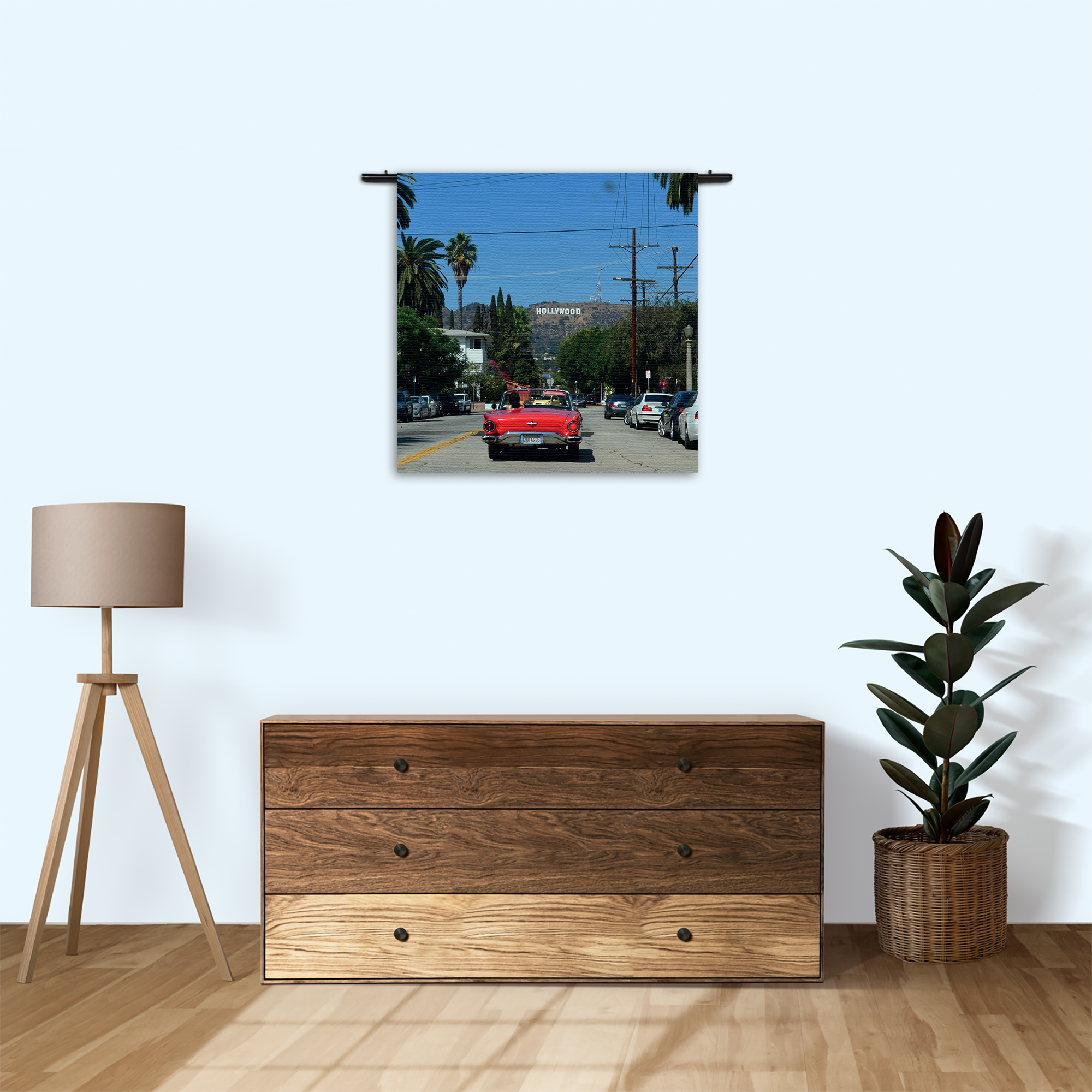 Wandkleed Hollywood Rechthoek Vierkant Template Vierkant Rond Steden 21 3