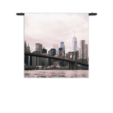 Wandkleed Brooklyn Bridge New York Rechthoek Vierkant
