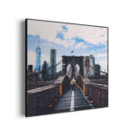 Akoestisch Schilderij Brooklyn Bridge New York Daglicht Vierkant Template Vierkant Rond Steden 32 2 1 scaled 1