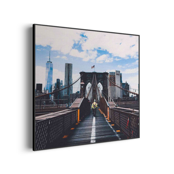 Akoestisch Schilderij Brooklyn Bridge New York Daglicht Vierkant Template Vierkant Rond Steden 32 2 1 scaled 1