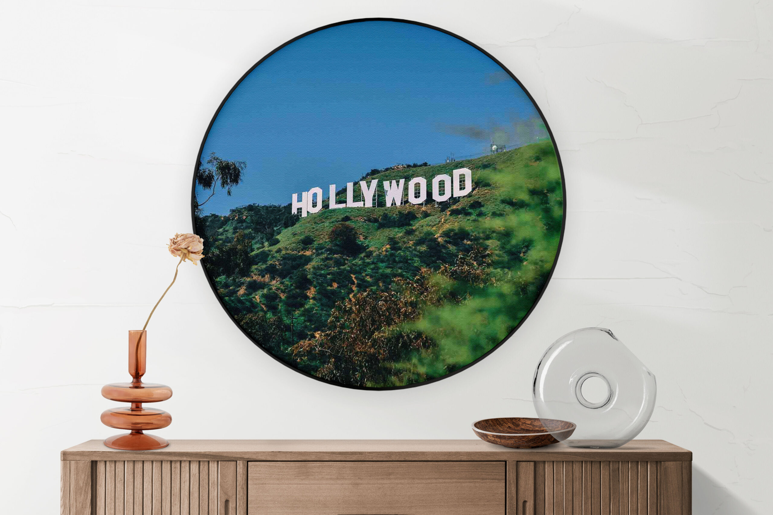 Akoestisch Schilderij Hollywood Letters Rond - Muurcirkel Template Vierkant Rond Steden 40 2 scaled 1