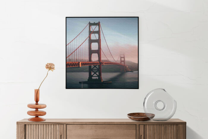 Akoestisch Schilderij Golden Gate Bridge San Francisco Vierkant Template Vierkant Rond Steden 49 1 scaled 1