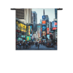 Wandkleed Times Square New York Rechthoek Vierkant