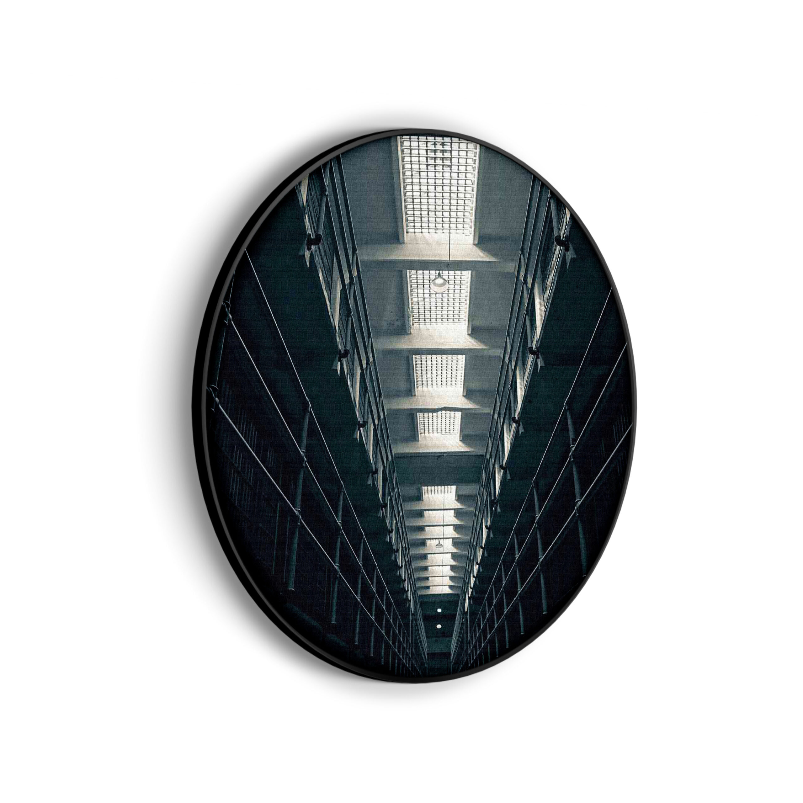 Akoestisch Schilderij Alcatraz Celblokken Rond - Muurcirkel Template Vierkant Rond Steden 52 scaled 1