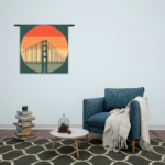 Template_Vierkant_Rond_Steden_55-2 Wandkleed San Francisco 1976 Golden Gate Bridge Rechthoek Vierkant Template Vierkant Rond Steden 55 2