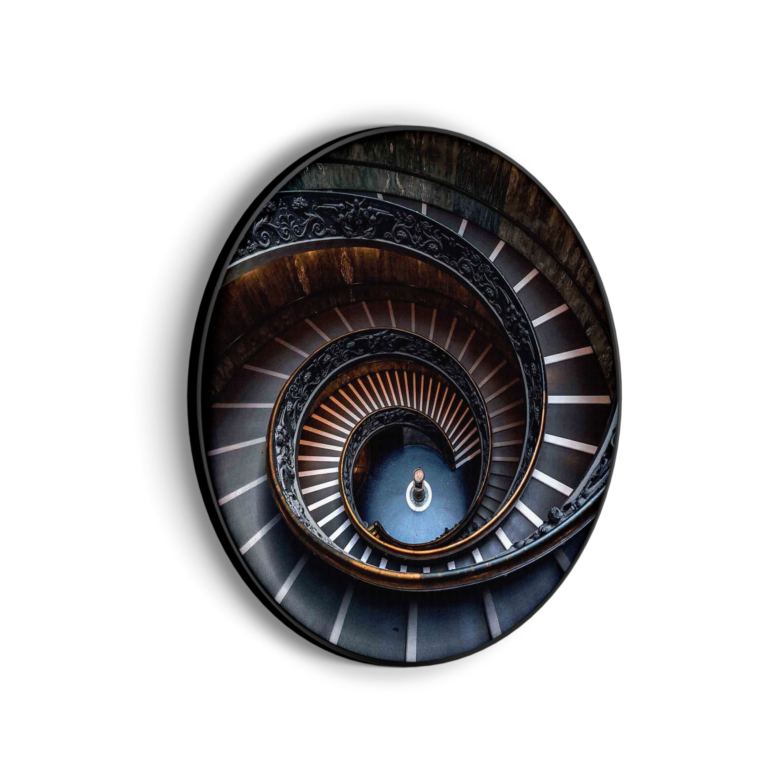 Akoestisch Schilderij De Trappen van het Vaticaan Rond - Muurcirkel Template Vierkant Rond Steden 61 scaled 1