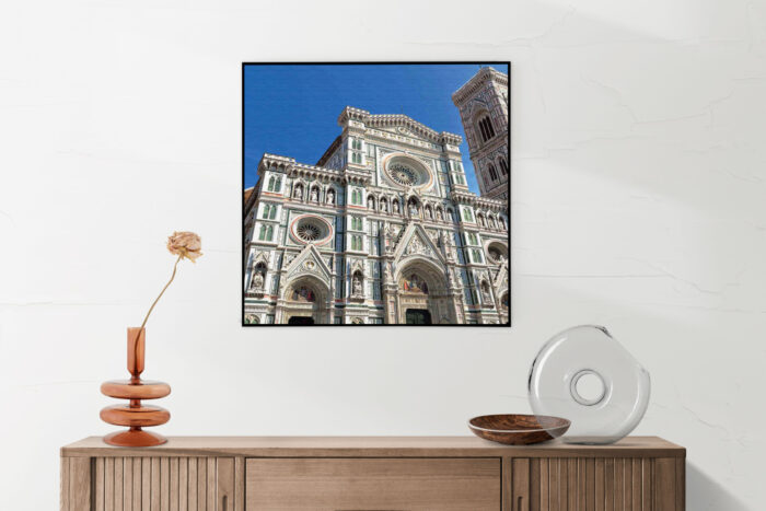 Akoestisch Schilderij De Kathedraal Van Florence Duomo Vooraanzicht Vierkant Template Vierkant Rond Steden 62 3 scaled 1
