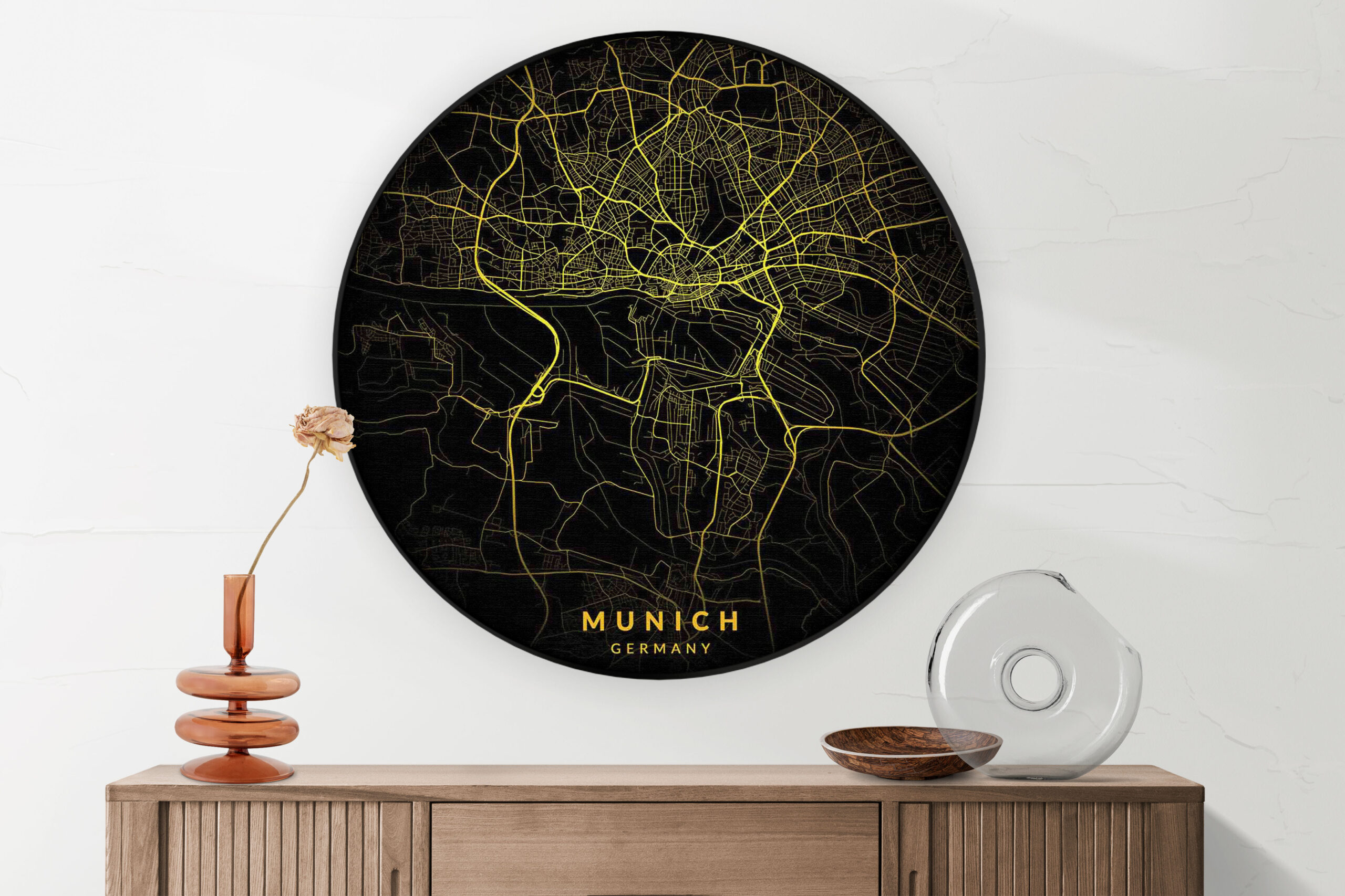 Template_Vierkant_Rond_Steden_67-2-scaled Akoestisch Schilderij Munich München Plattegrond Zwart Geel Rond - Muurcirkel Template Vierkant Rond Steden 67 2 scaled 1