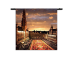 Wandkleed Grote Markt Brussel Rechthoek Vierkant