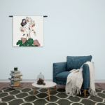 Template_Vierkant_Rond_Vintage_12-2 Wandkleed Prent Natuur Vogel en Bloemen 12 Rechthoek Vierkant Template Vierkant Rond Vintage 12 2