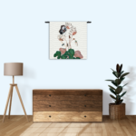 Template_Vierkant_Rond_Vintage_12-3 Wandkleed Prent Natuur Vogel en Bloemen 12 Rechthoek Vierkant Template Vierkant Rond Vintage 12 3