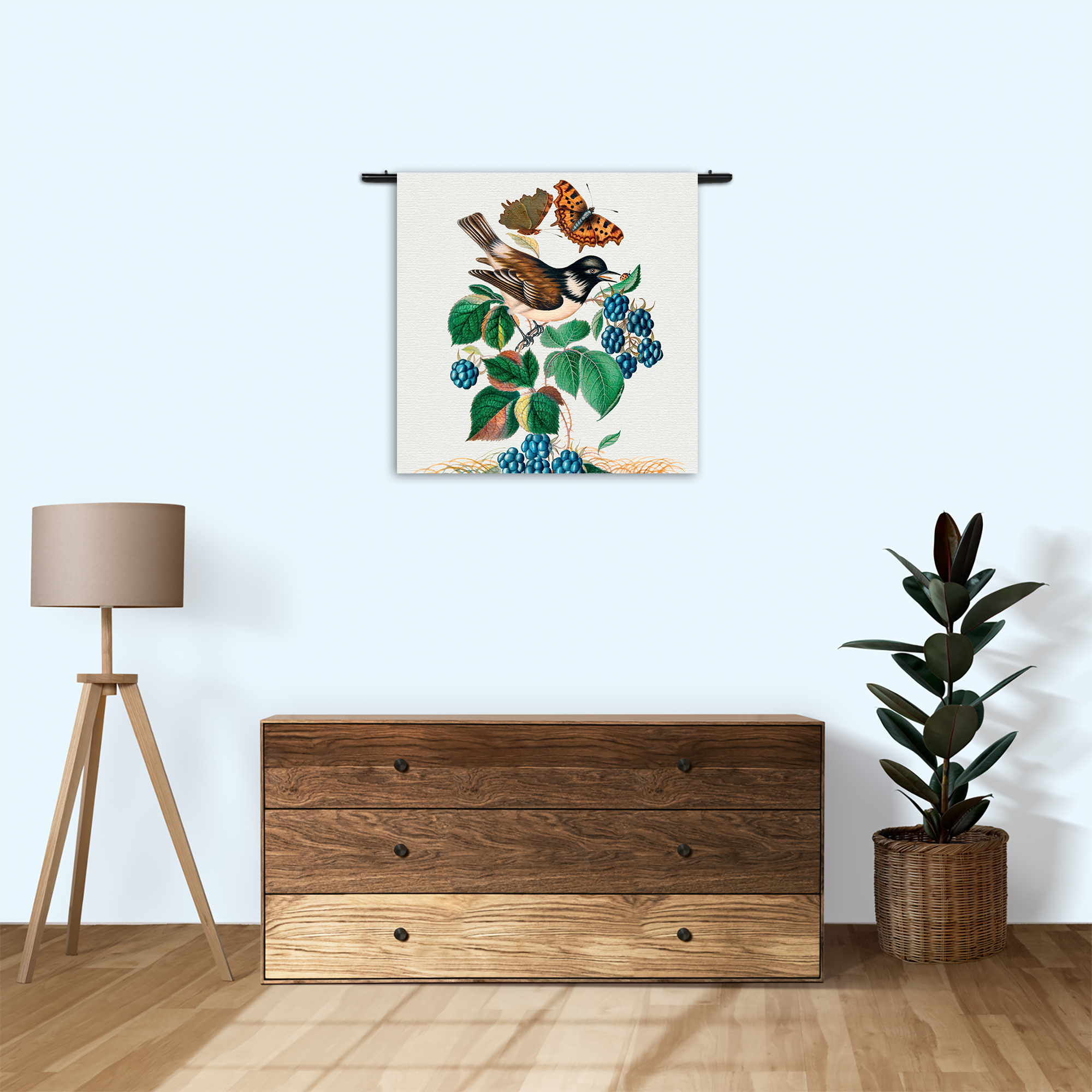 Template_Vierkant_Rond_Vintage_14-3 Wandkleed Prent Natuur Vogel en Bloemen 14 Rechthoek Vierkant Template Vierkant Rond Vintage 14 3