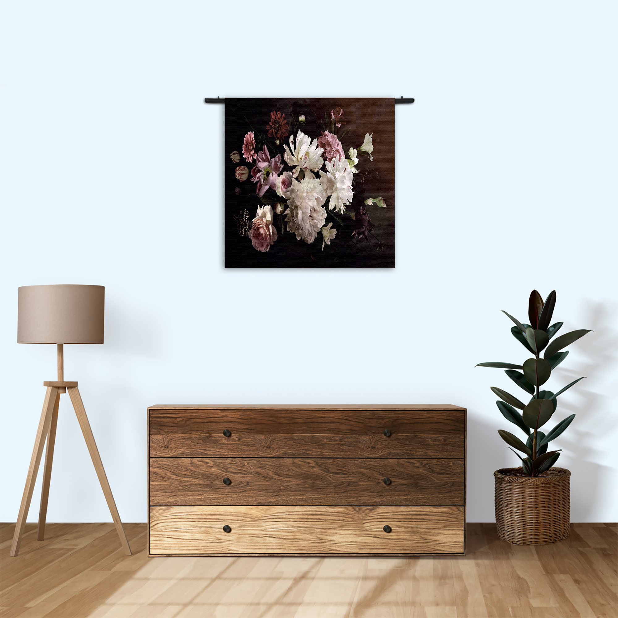 Template_Vierkant_Rond_Vintage_23-3 Wandkleed Modern Stil Leven Bloemen 02 Rechthoek Vierkant Template Vierkant Rond Vintage 23 3