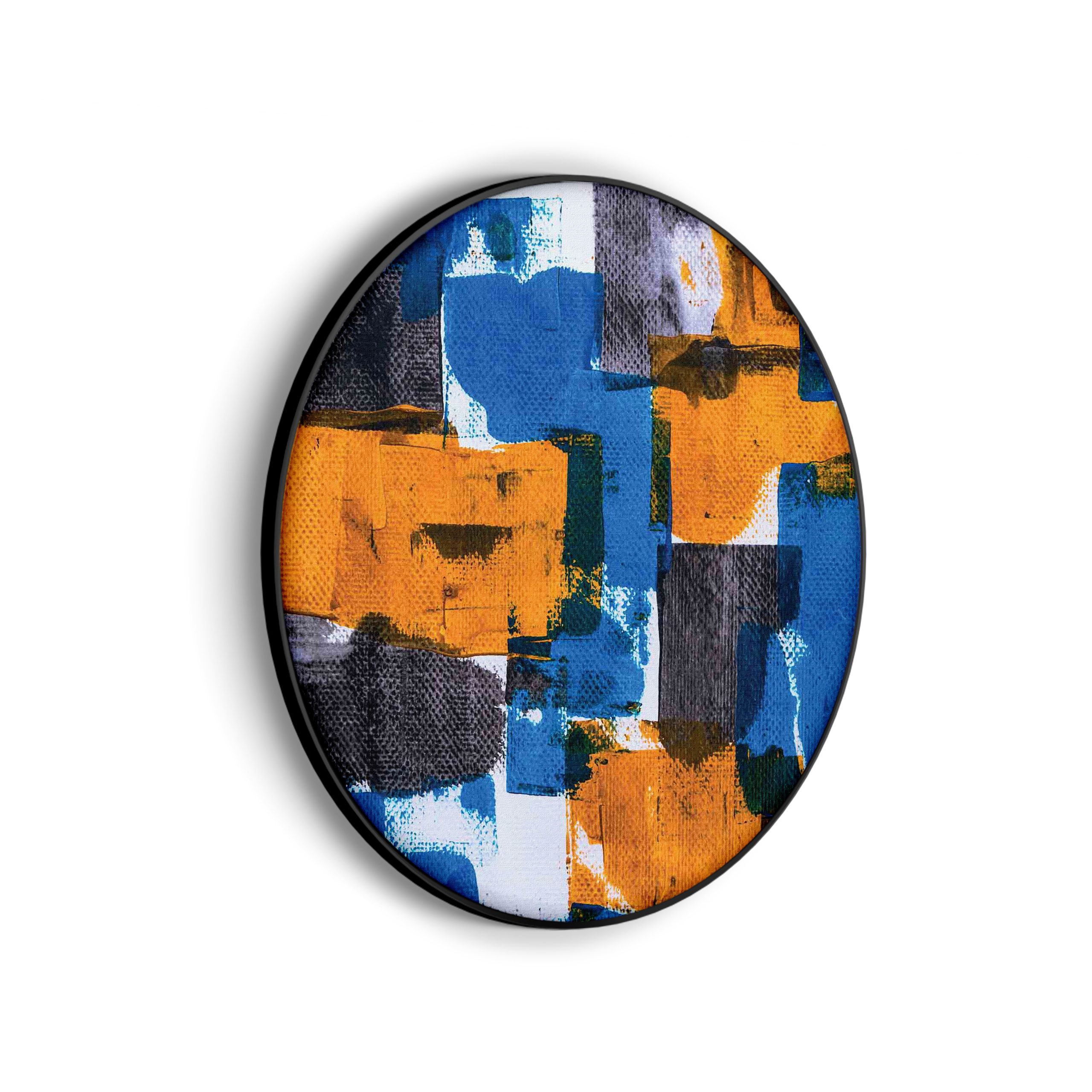 Akoestisch Schilderij Kleurrijk schilderij Rond - Muurcirkel Template Vierkant Rond abstract 03 scaled 1
