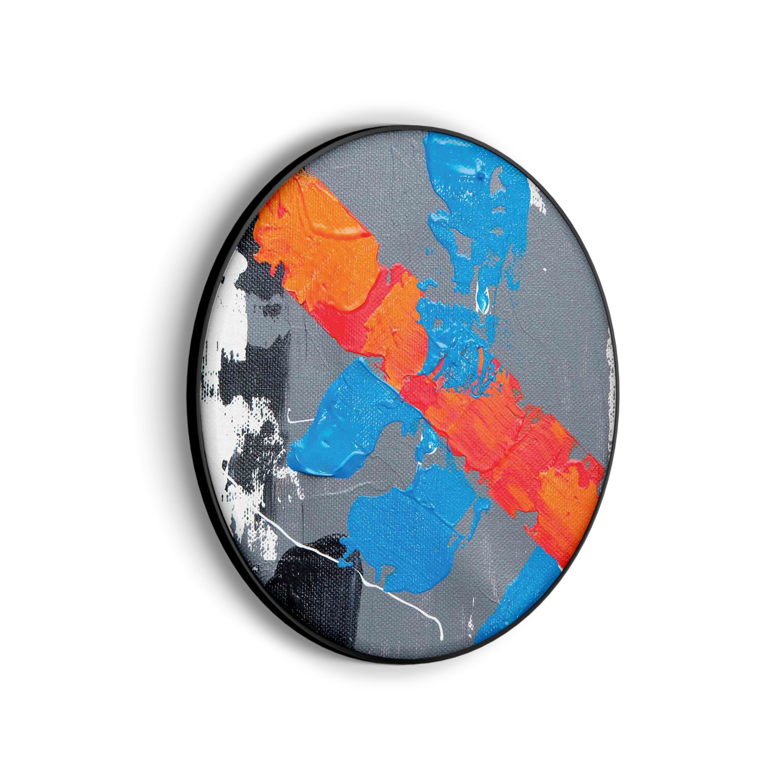 Akoestisch Schilderij Painted Canvas Rond - Muurcirkel Template Vierkant Rond abstract 118 scaled 1