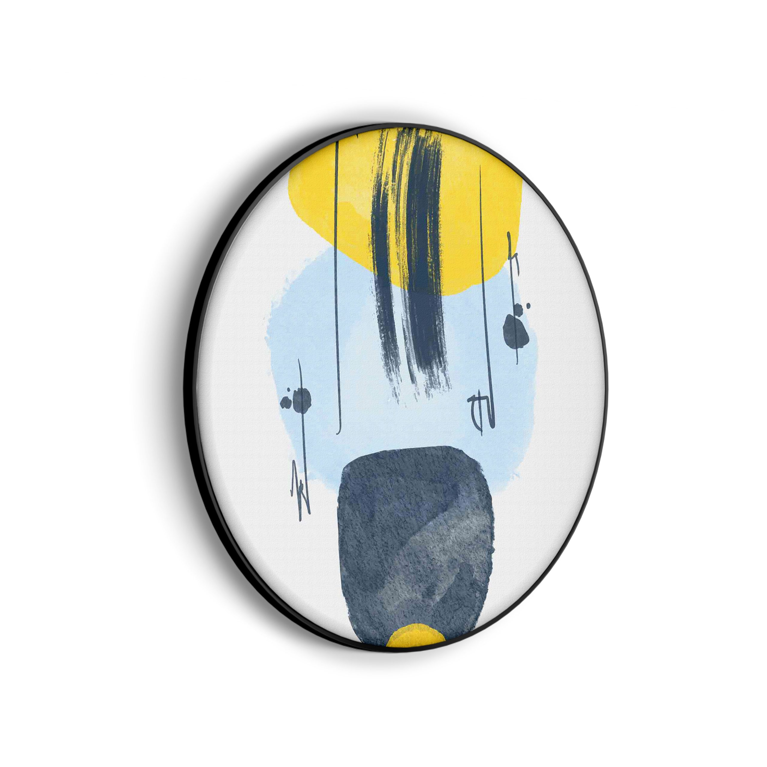Akoestisch Schilderij Scandinavisch patroon Rond - Muurcirkel Template Vierkant Rond abstract 22 scaled 1