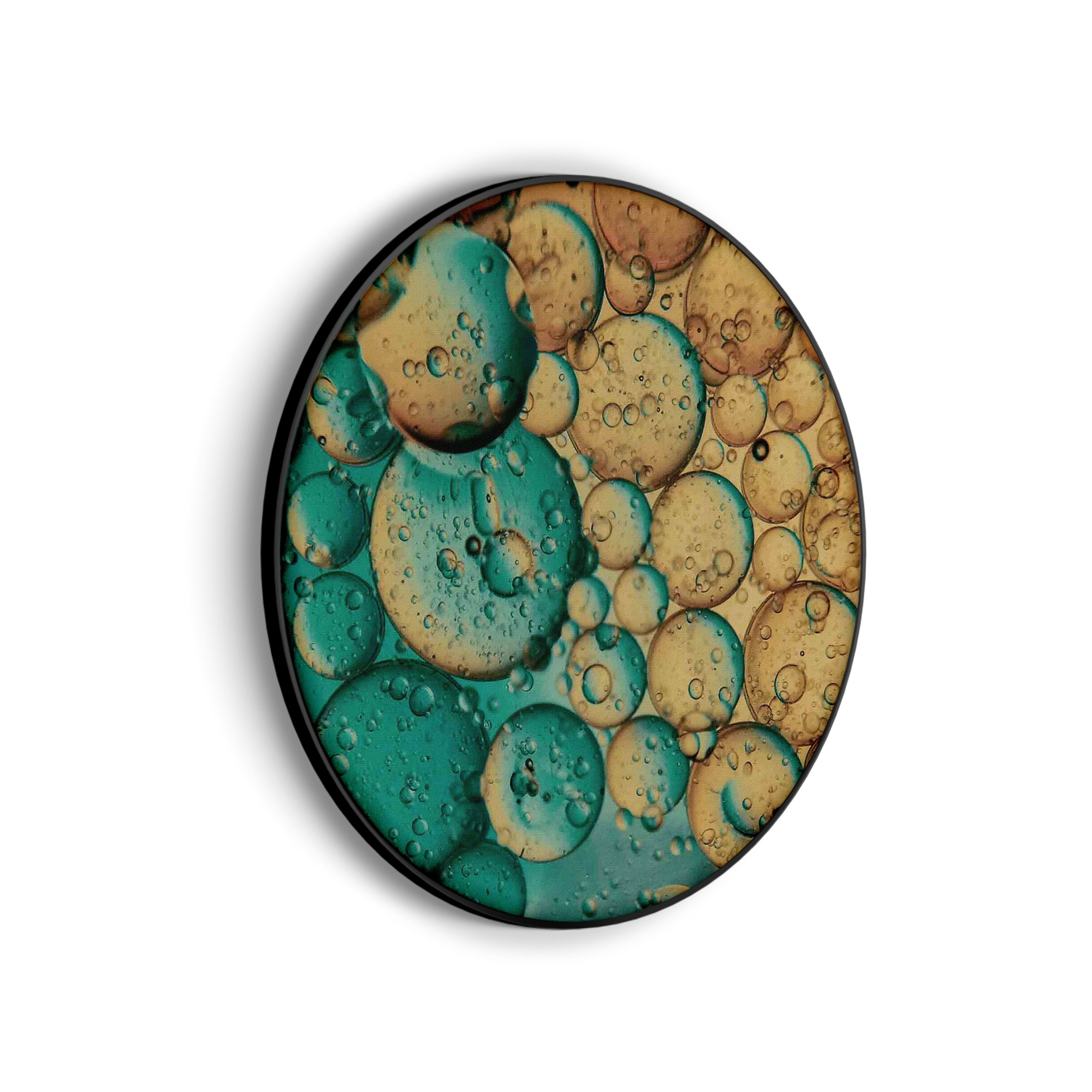 Akoestisch Schilderij Cube Pattern Rond - Muurcirkel Template Vierkant Rond abstract 30 scaled 1
