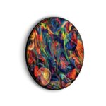 Akoestisch Schilderij Colorfull Art Design Rond - Muurcirkel Template Vierkant Rond abstract 59 scaled 1