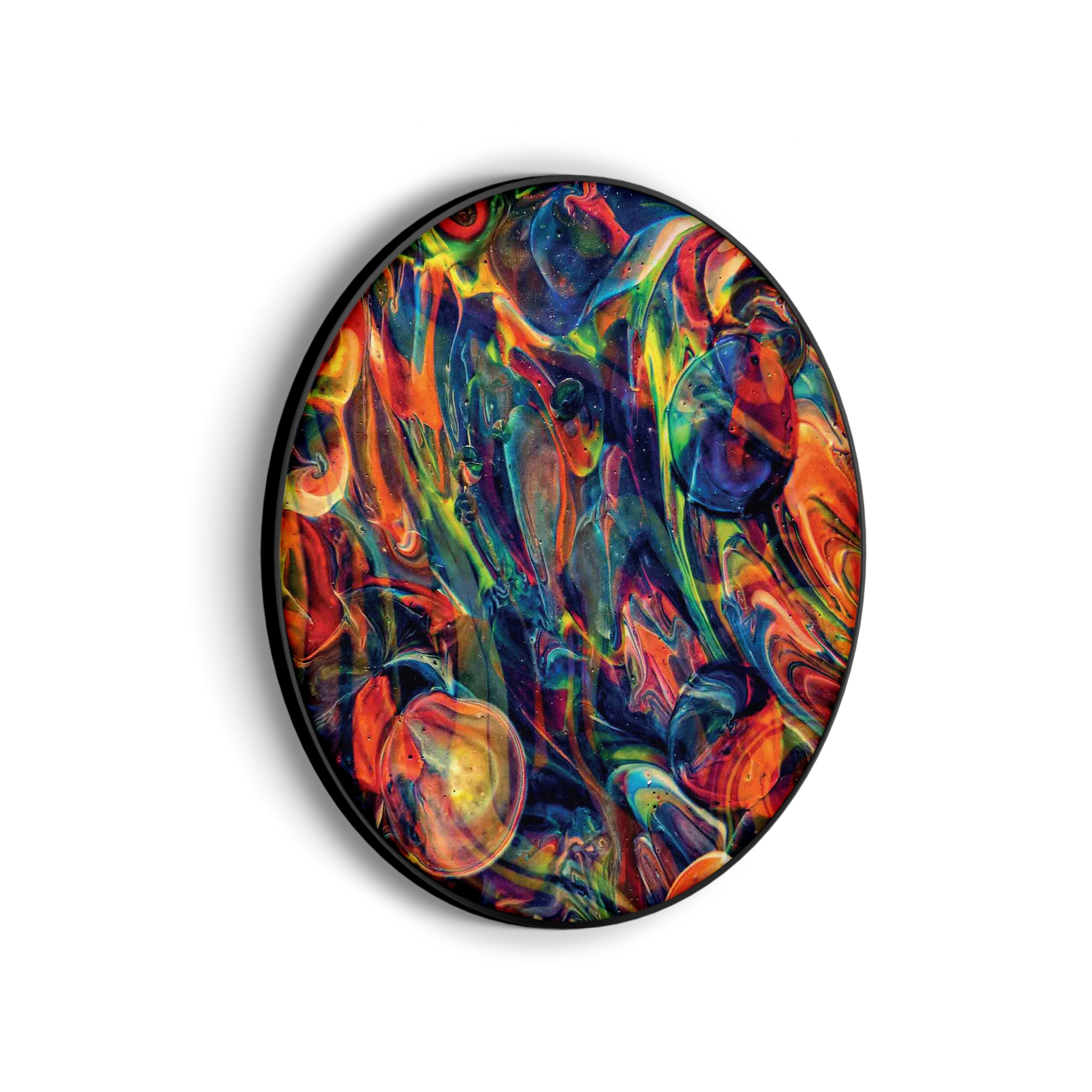 Akoestisch Schilderij Colorfull Art Design Rond - Muurcirkel Template Vierkant Rond abstract 59 scaled 1