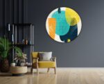 Akoestisch Schilderij Kleurrijk Abstract 02 Rond - Muurcirkel Template Vierkant Rond abstract 68 1 1 scaled 1