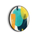 Akoestisch Schilderij Kleurrijk Abstract 02 Rond - Muurcirkel Template Vierkant Rond abstract 68 scaled 1