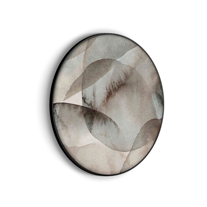 Akoestisch Schilderij Abstract Rustige Tinten met Accent 02 Rond - Muurcirkel Template Vierkant Rond abstract 69 scaled 1