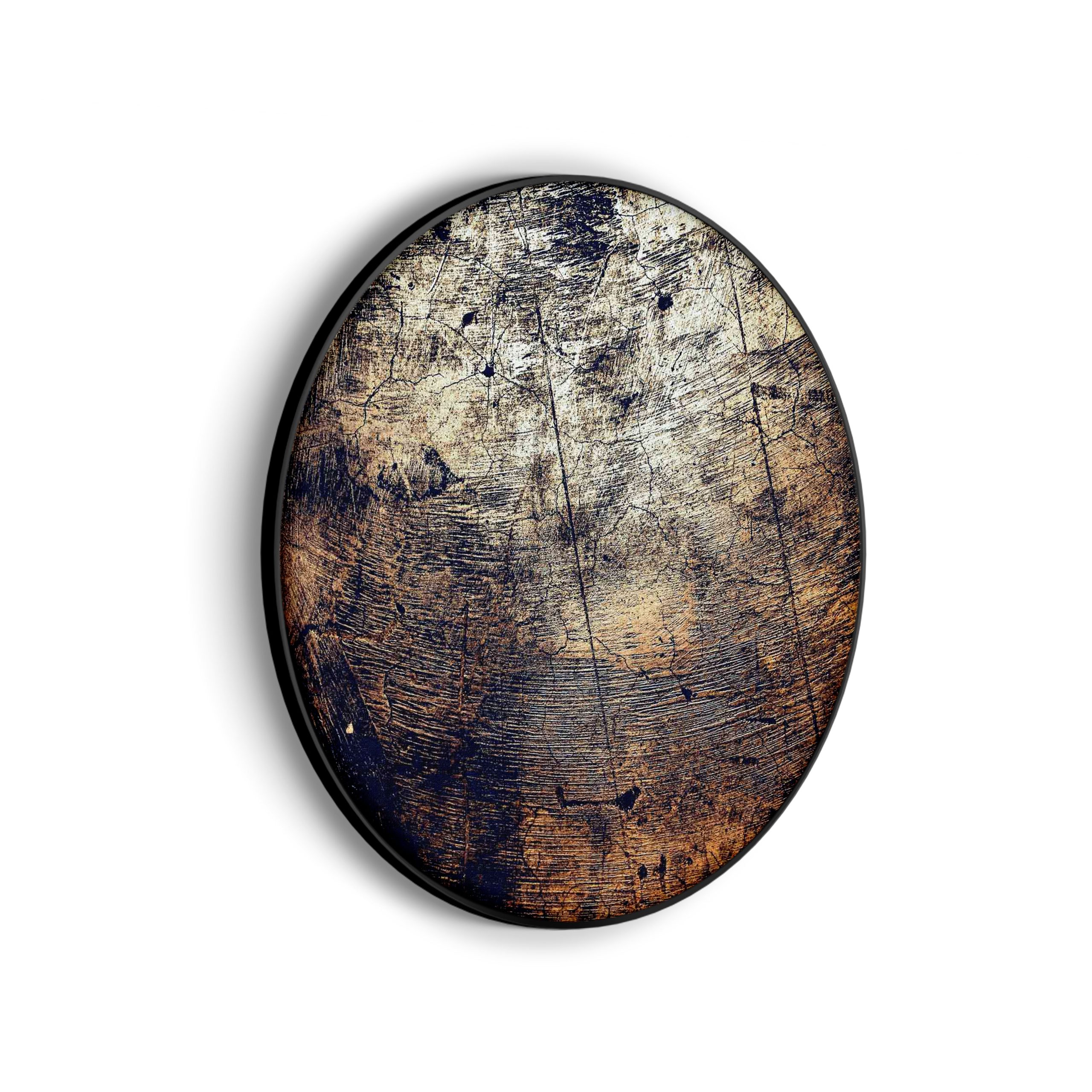 Akoestisch Schilderij Boomstam - Boomschors - Hout Patroon Rond - Muurcirkel Template Vierkant Rond abstract 94 scaled 1
