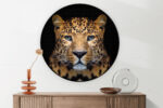 Akoestisch Schilderij De Jaguar Rond - Muurcirkel Template Vierkant Rond dieren 29 2 scaled 1