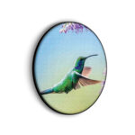 Akoestisch Schilderij Colibri Onderweg Naar Lavendel Rond - Muurcirkel Template Vierkant Rond dieren 66 scaled 1