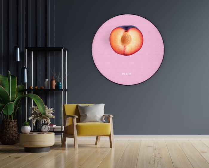 Akoestisch Schilderij Radijsje Roze Rond - Muurcirkel Template Vierkant Rond eten en drinken 10 1 1 scaled 1