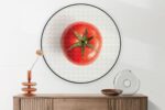 Akoestisch Schilderij Tomato Rond - Muurcirkel Template Vierkant Rond eten en drinken 12 1 2 scaled 1