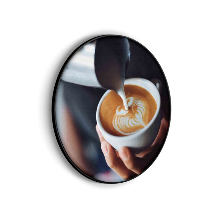 Akoestisch Schilderij Koffie Love Rond - Muurcirkel Template Vierkant Rond eten en drinken 20 scaled 1