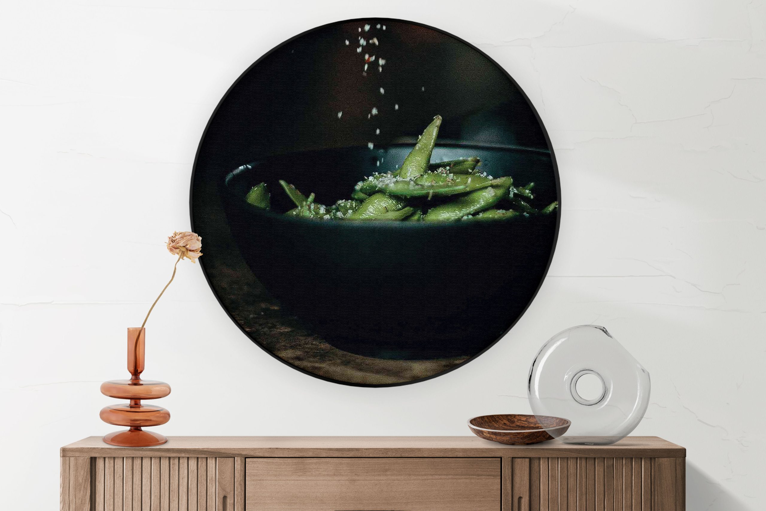 Akoestisch Schilderij Radijsje Roze Rond - Muurcirkel Template Vierkant Rond eten en drinken 21 1 2 scaled 1