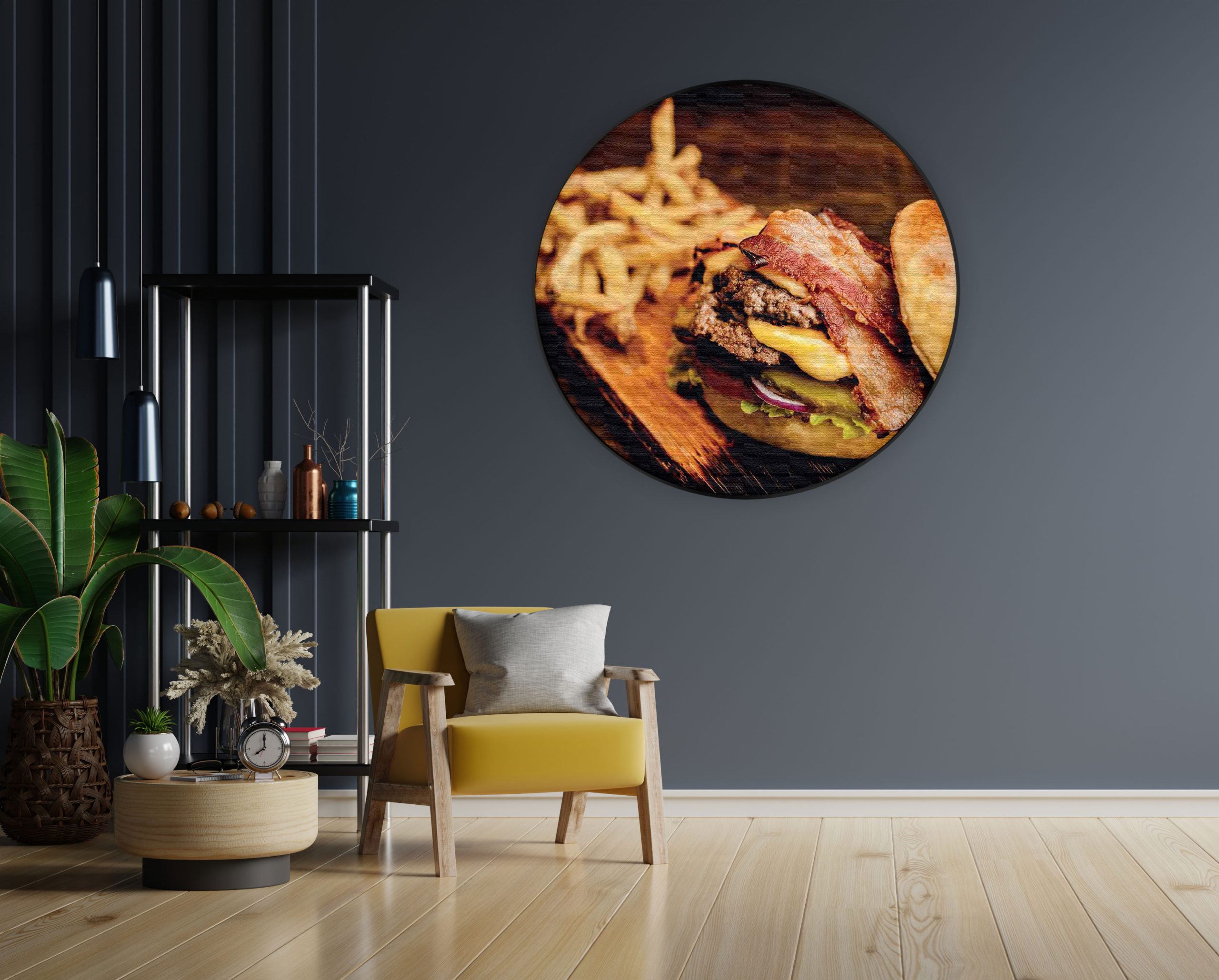 Akoestisch Schilderij Radijsje Roze Rond - Muurcirkel Template Vierkant Rond eten en drinken 24 1 1 scaled 1