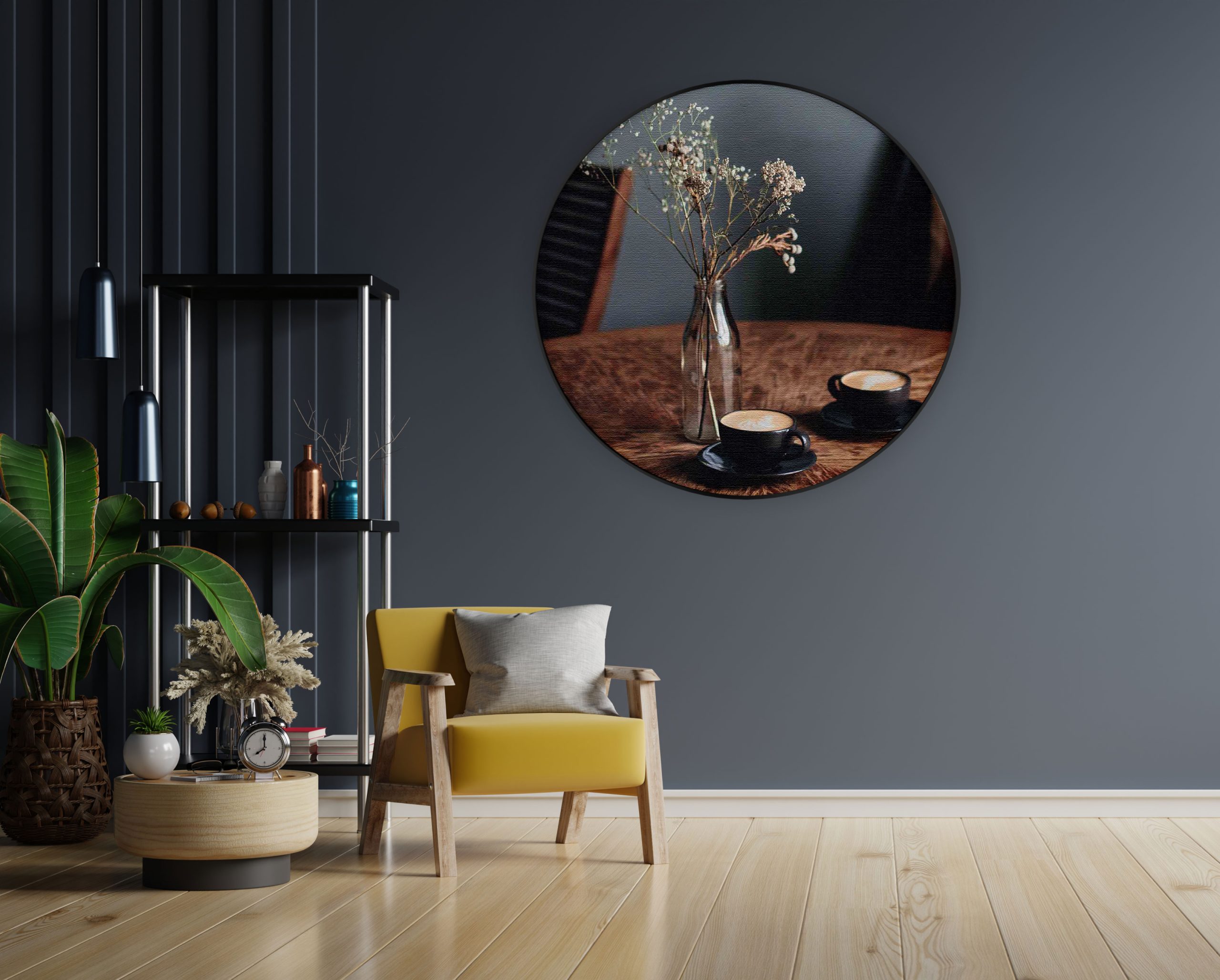 Akoestisch Schilderij Bakje Koffie Rond - Muurcirkel Template Vierkant Rond eten en drinken 27 1 1 scaled 1