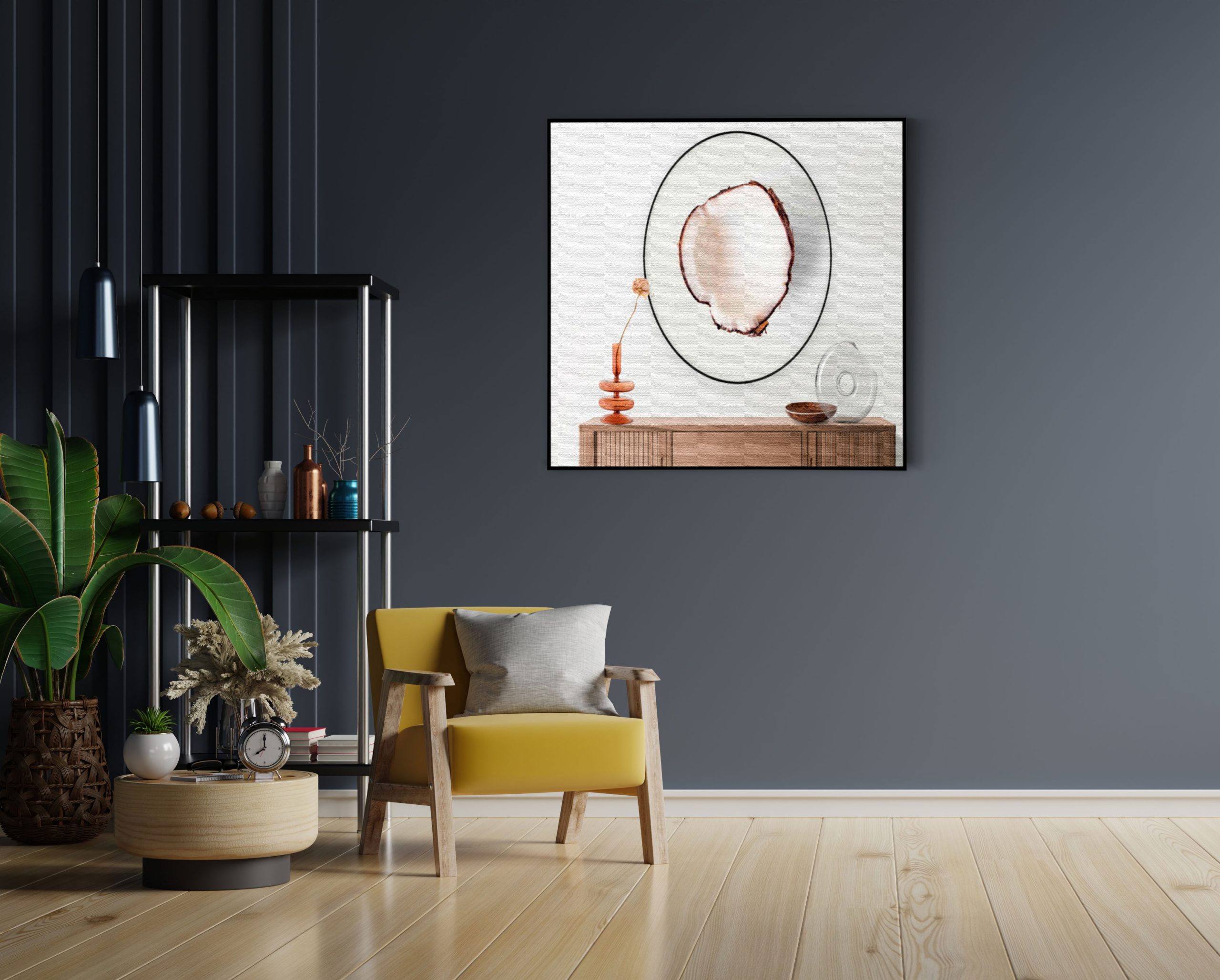 Akoestisch Schilderij Lemon Groen Vierkant Template Vierkant Rond eten en drinken 3 1 4 scaled 1