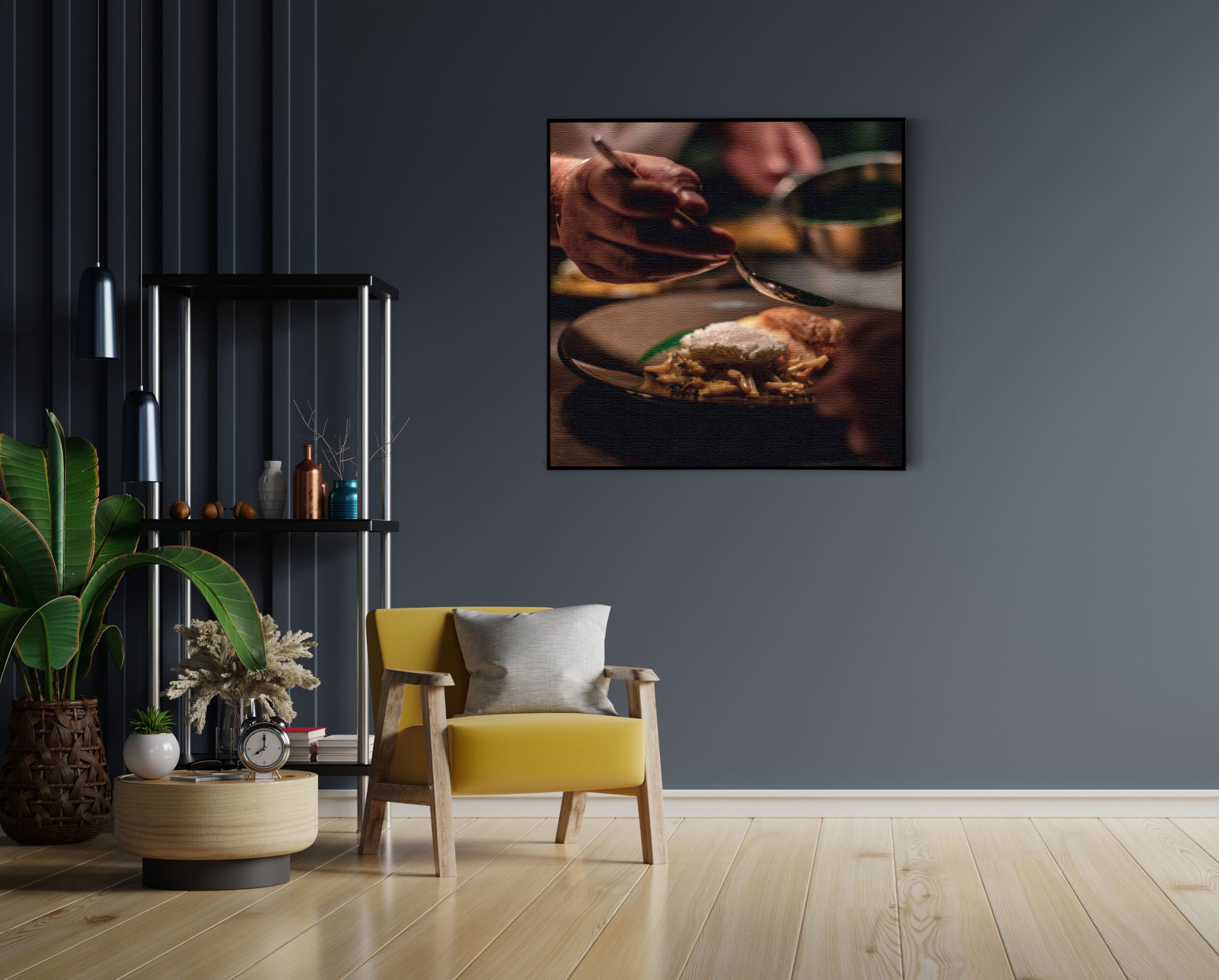 Akoestisch Schilderij Cheef Kok Vierkant Template Vierkant Rond eten en drinken 30 1 6 scaled 1