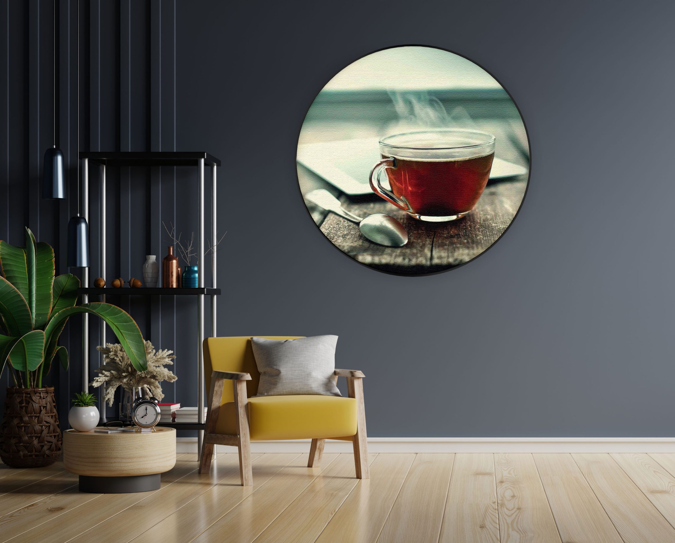 Akoestisch Schilderij Cheef Kok Rond - Muurcirkel Template Vierkant Rond eten en drinken 33 1 1 scaled 1