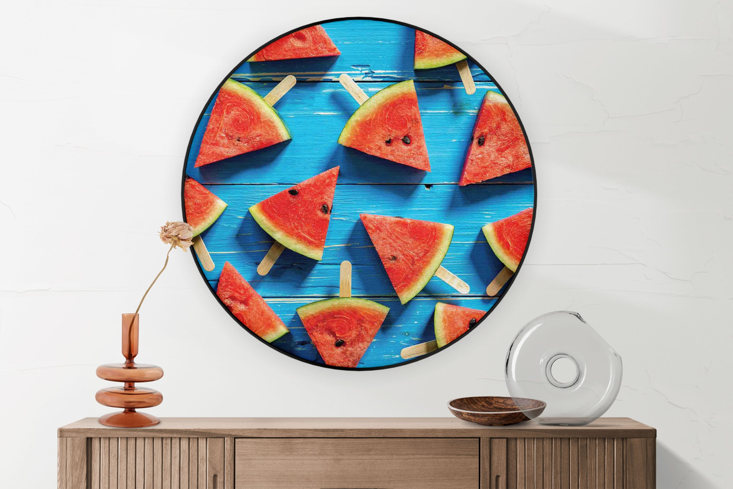 Akoestisch Schilderij Cheef Kok Rond - Muurcirkel Template Vierkant Rond eten en drinken 39 1 2 scaled 1