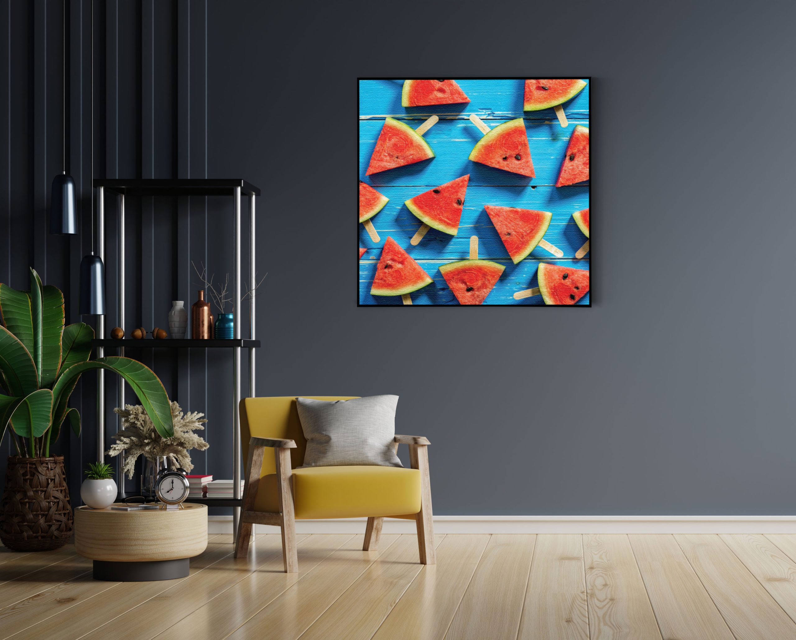 Akoestisch Schilderij Watermeloen Ijsjes Vierkant Template Vierkant Rond eten en drinken 39 1 6 scaled 1