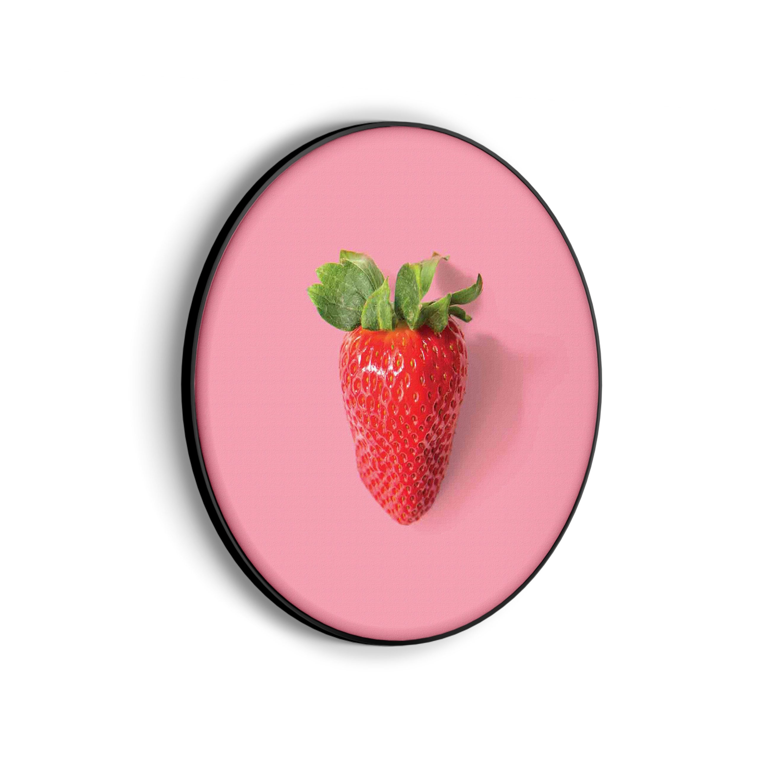 Akoestisch Schilderij Strawberry Rond - Muurcirkel Template Vierkant Rond eten en drinken 4 scaled 1
