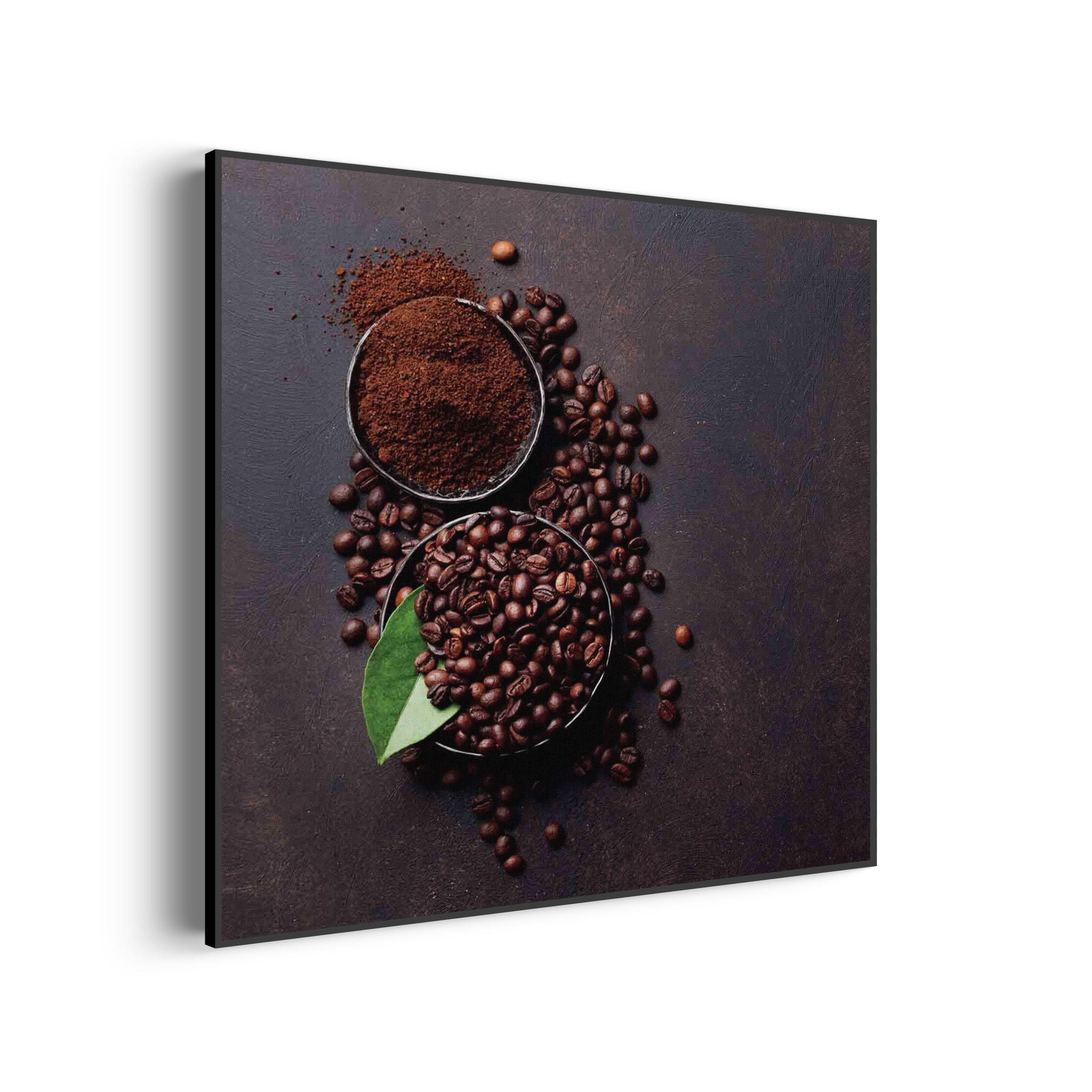 Akoestisch Schilderij Koffiebonen 01 Vierkant Template Vierkant Rond eten en drinken 45 1 3 scaled 1