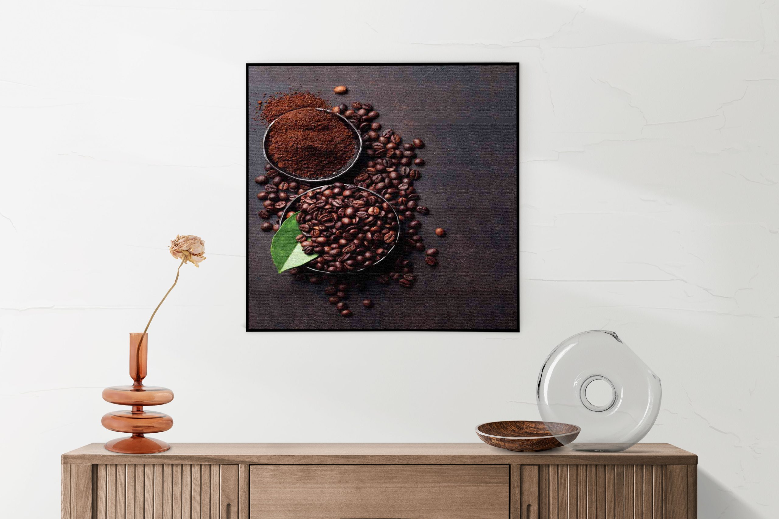 Akoestisch Schilderij Koffiebonen 01 Vierkant Template Vierkant Rond eten en drinken 45 1 5 scaled 1